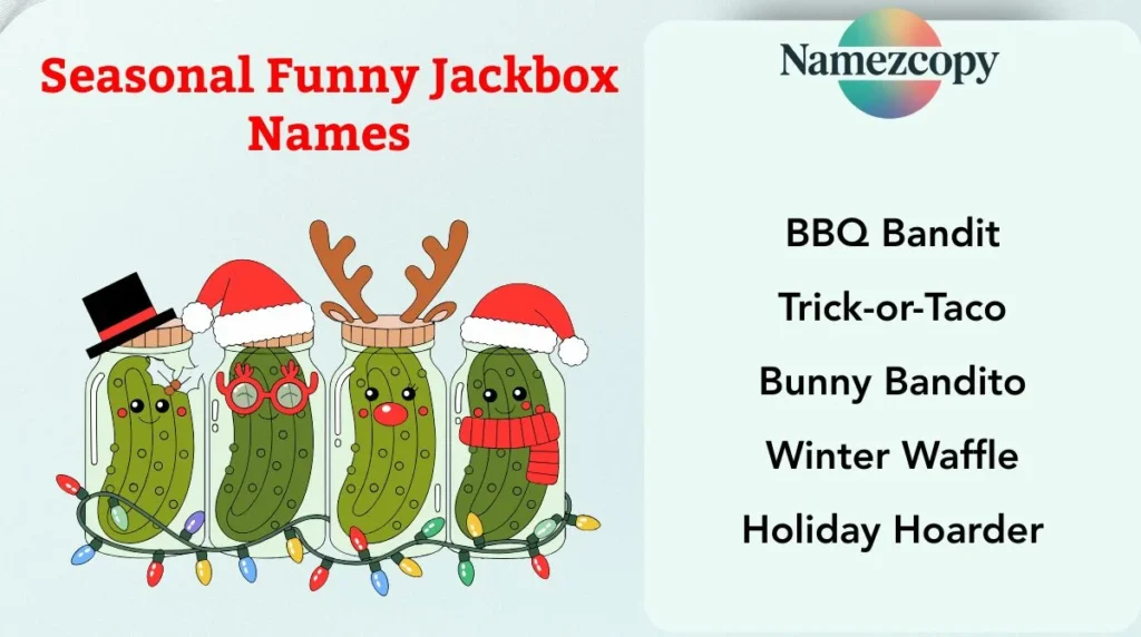 Seasonal Funny Jackbox Names