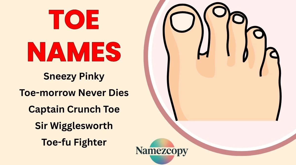 Toe Names