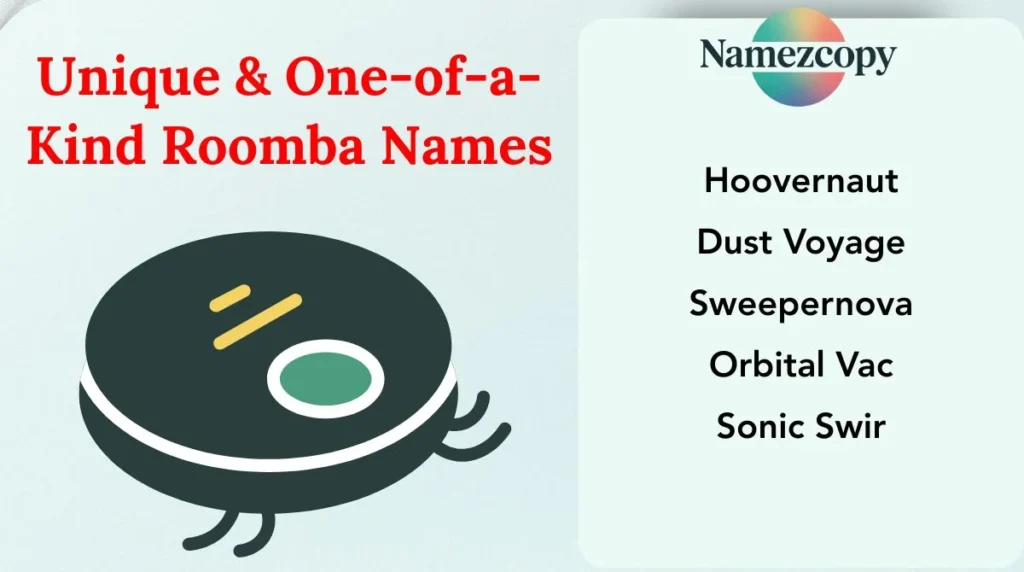 Unique & One-of-a-Kind Roomba Names
