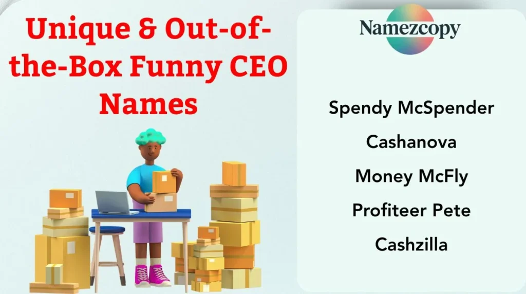 Unique & Out-of-the-Box Funny CEO Names