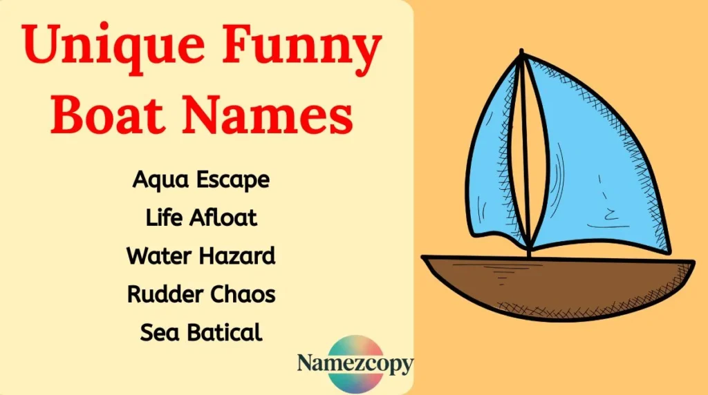 Unique Funny Boat Names