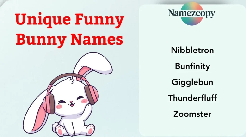 Unique Funny Bunny Names