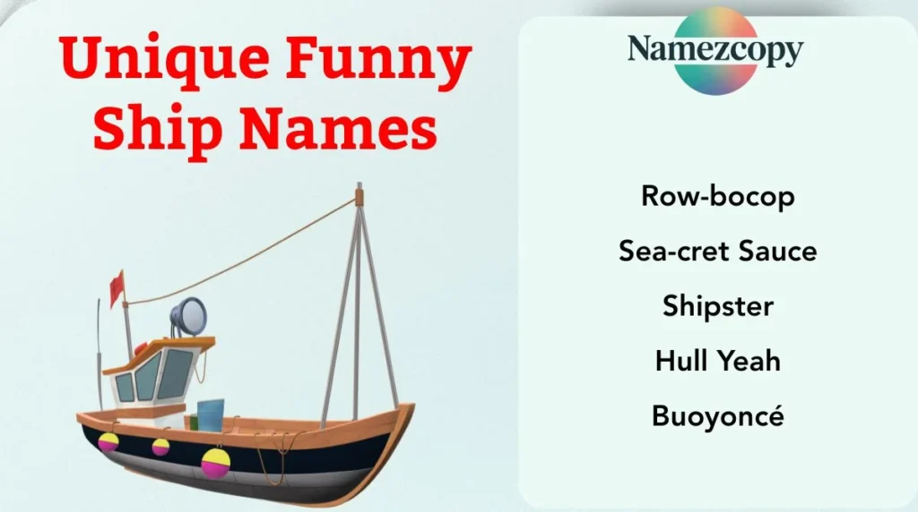 Unique Funny Ship Names