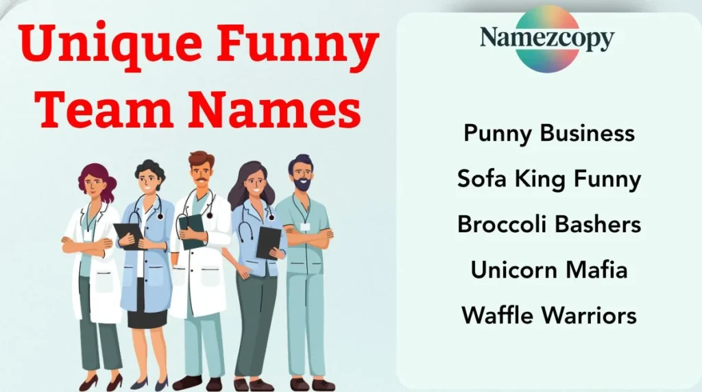 Unique Funny Team Names