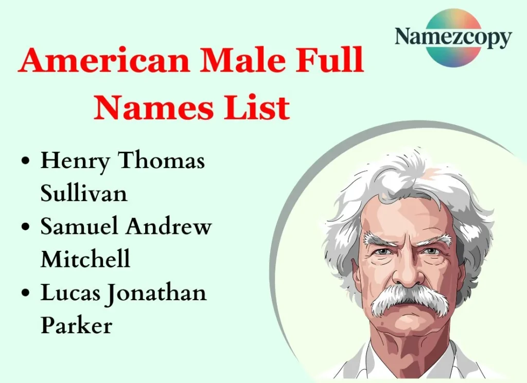 American Male Full Names List