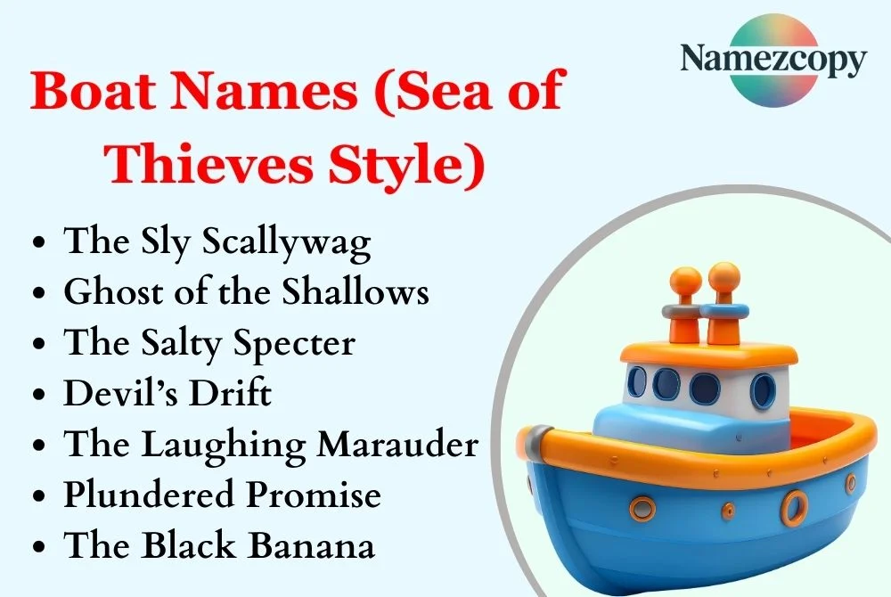 Boat Names (Sea of Thieves Style)