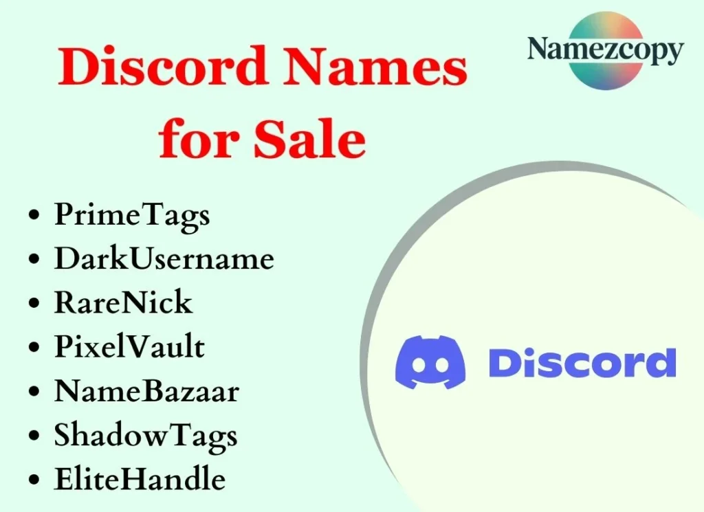 Discord Names for Sale