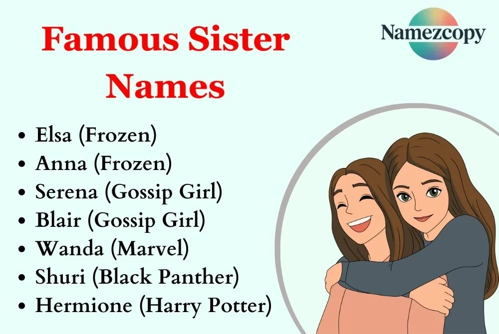 Famous Sister Names