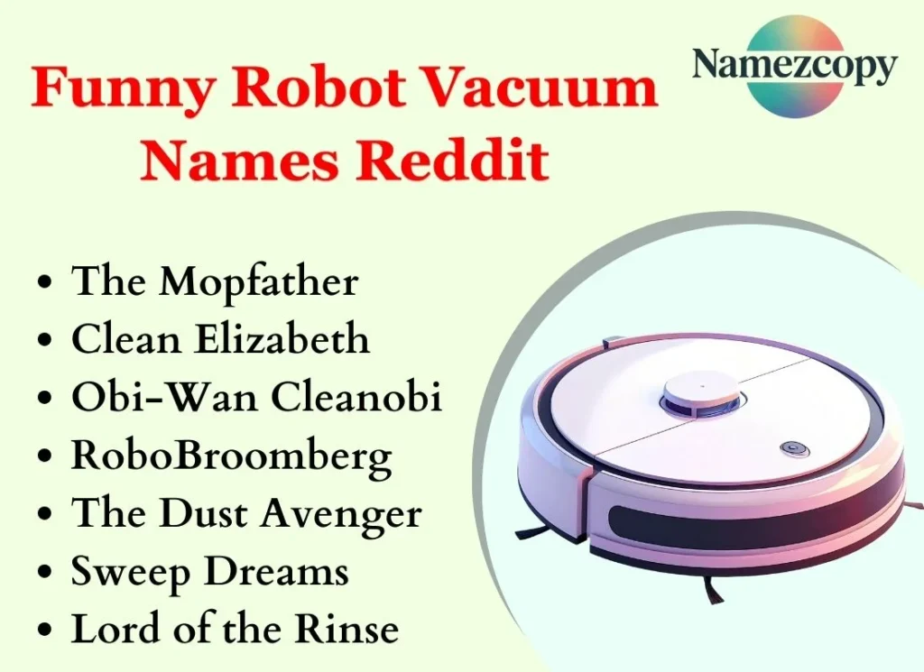 Funny Robot Vacuum Names Reddit