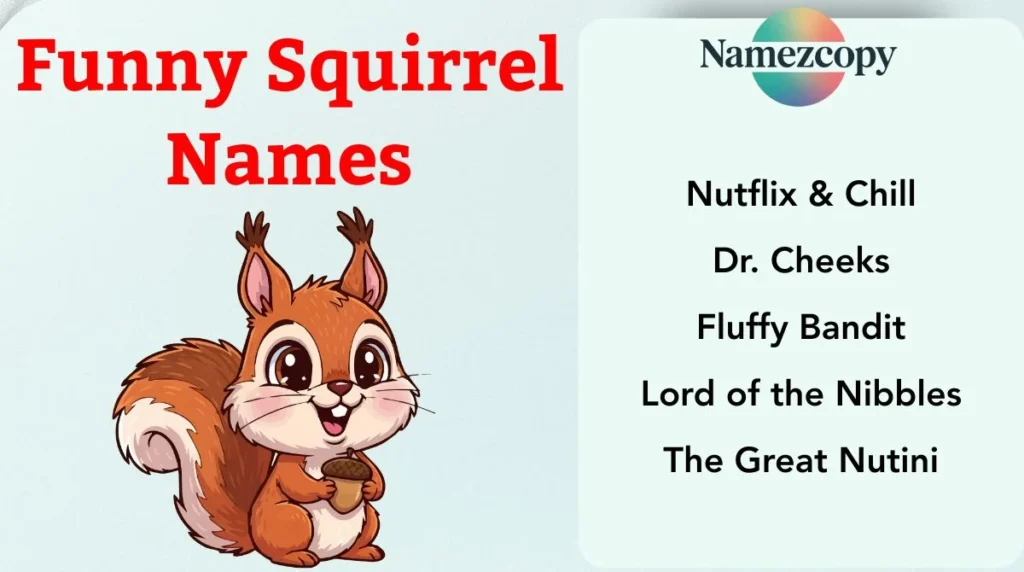 Funny Squirrel Names