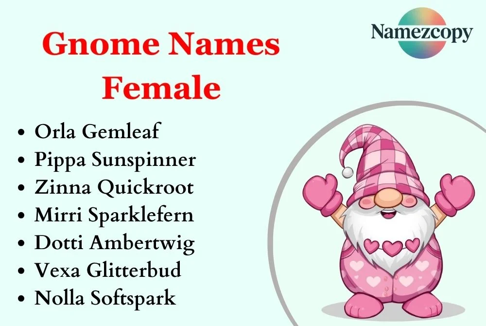 Gnome Names Female