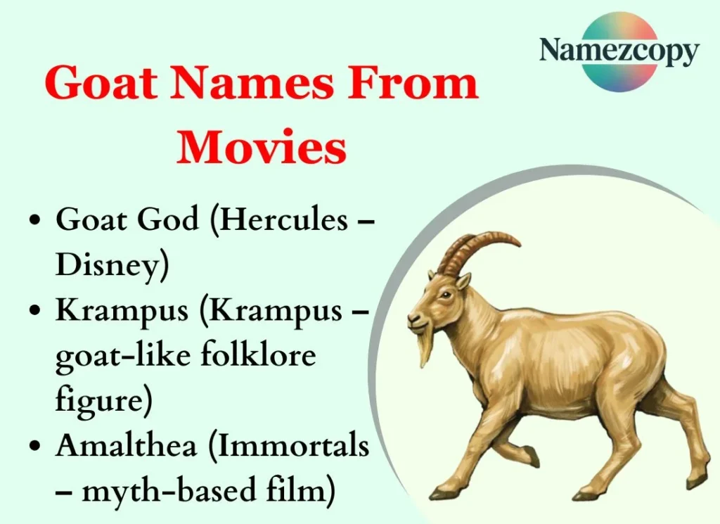 Goat Names From Movies