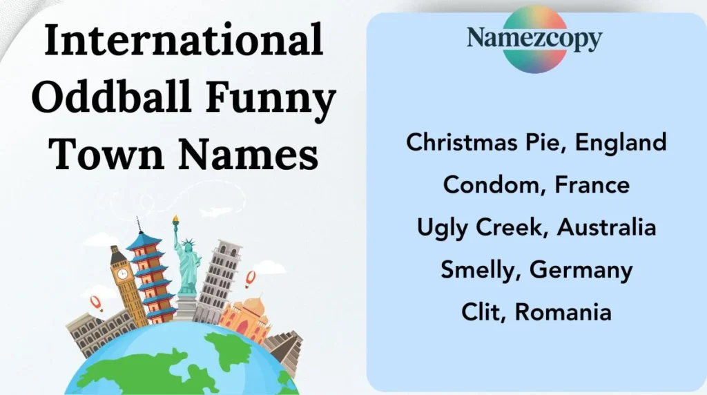 International Oddball Funny Town Names
