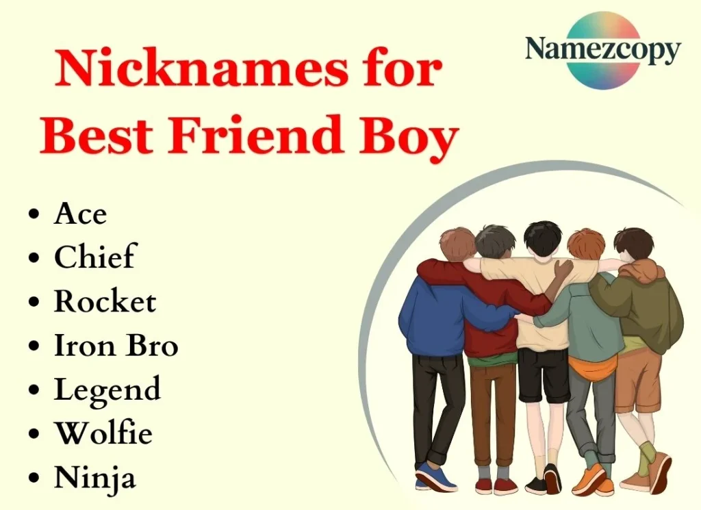 Nicknames for Best Friend Boy