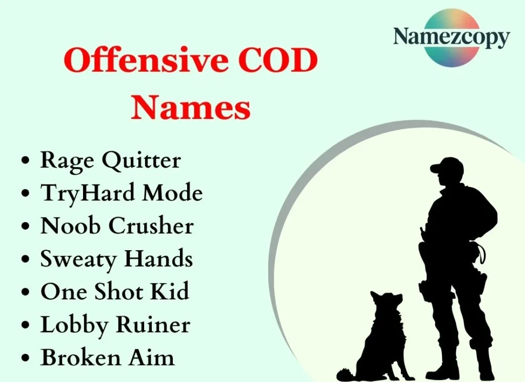 Offensive COD Names