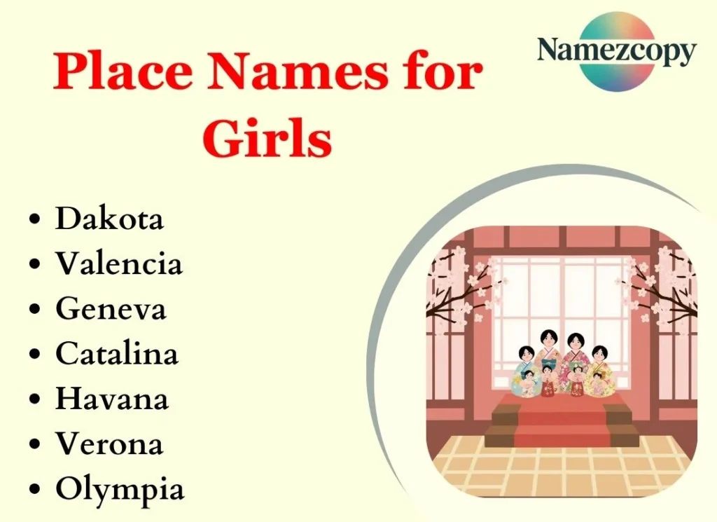 Place Names for Girls