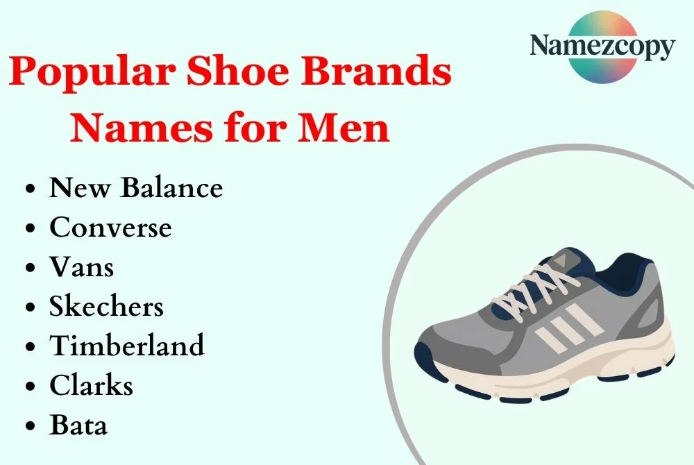 Popular Shoe Brands Names for Men