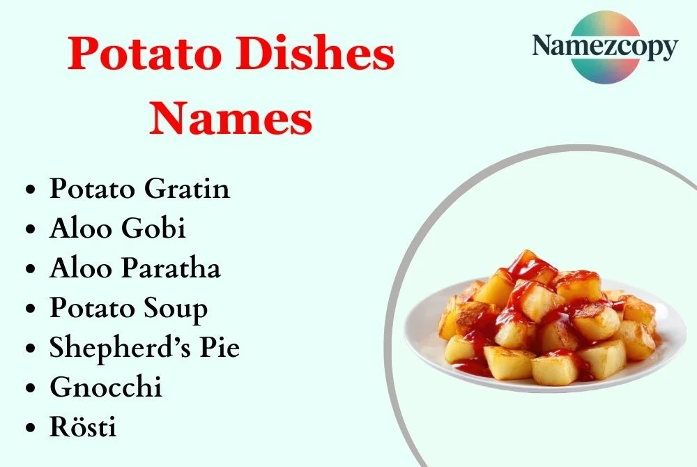 Potato Dishes Names