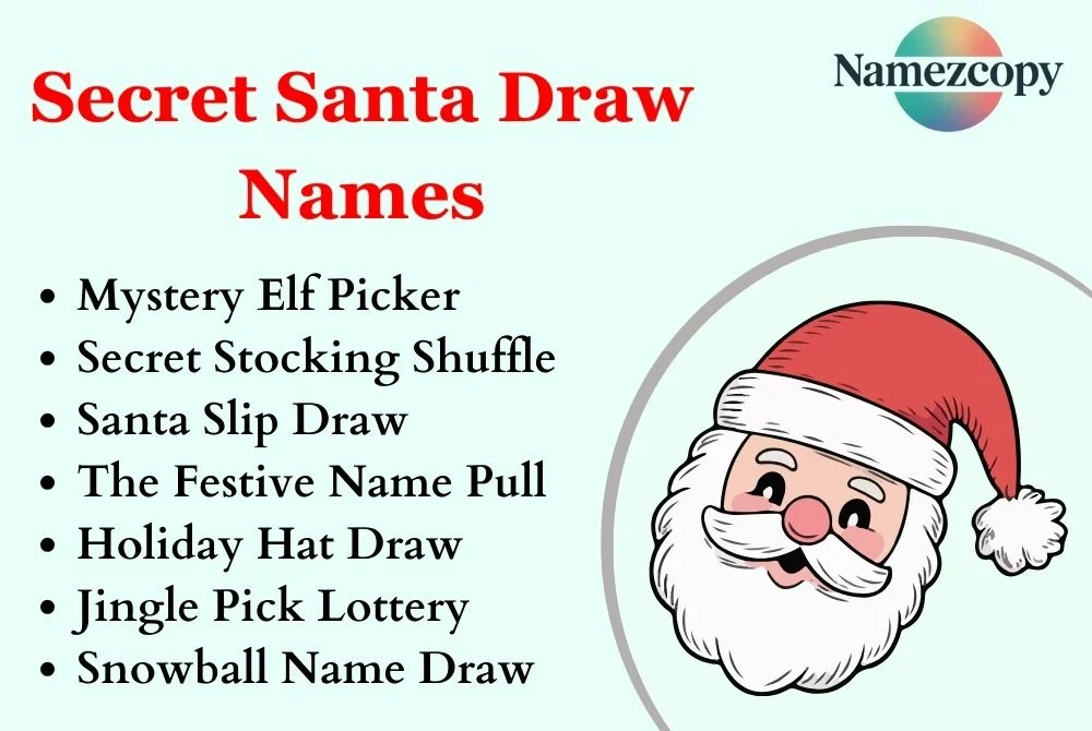 Secret Santa Draw Names