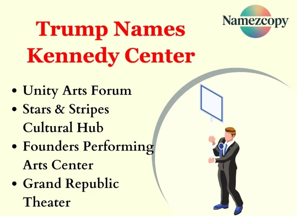 Trump Names Kennedy Center