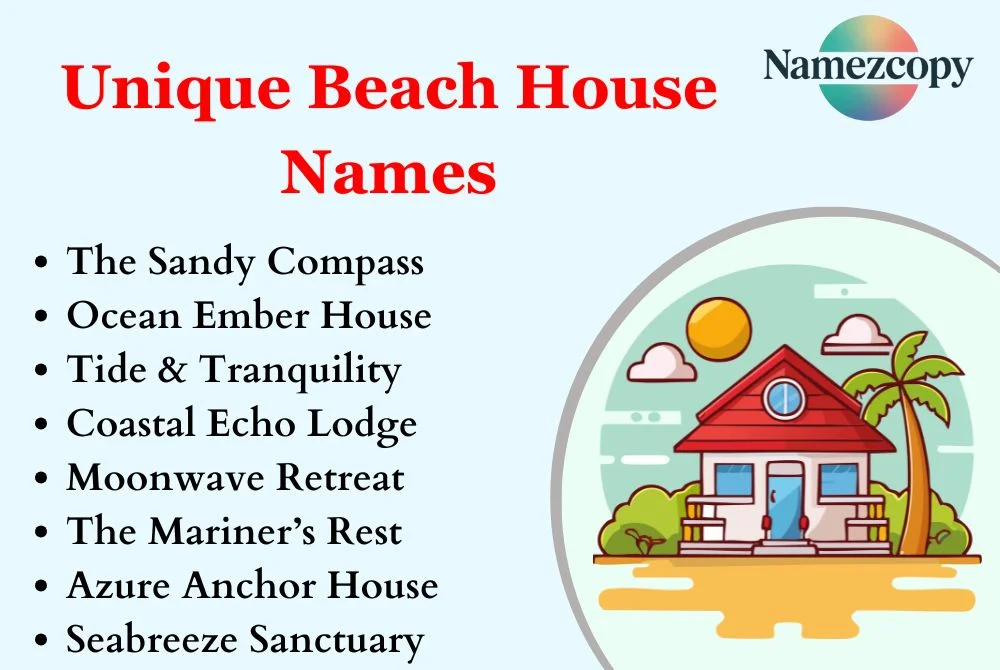 Unique Beach House Names