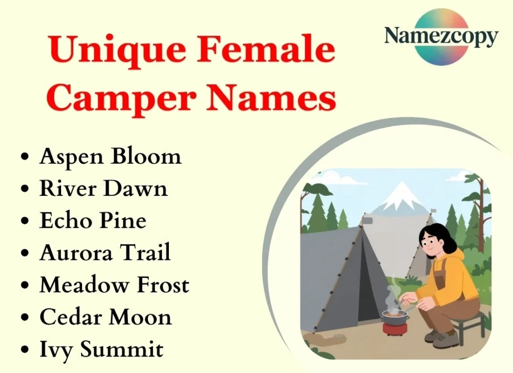 Unique Female Camper Names