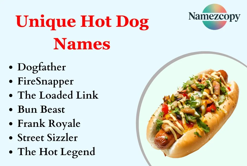 Unique Hot Dog Names