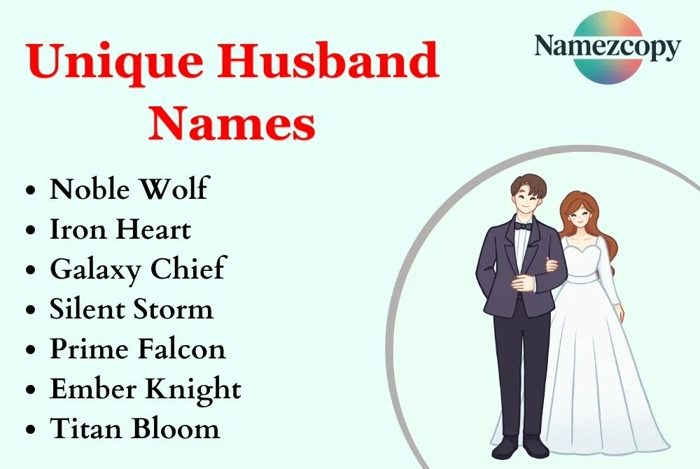 Unique Husband Names