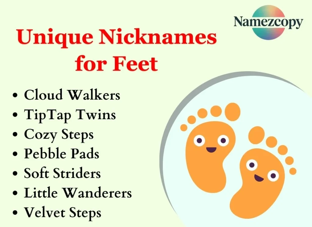 Unique Nicknames for Feet
