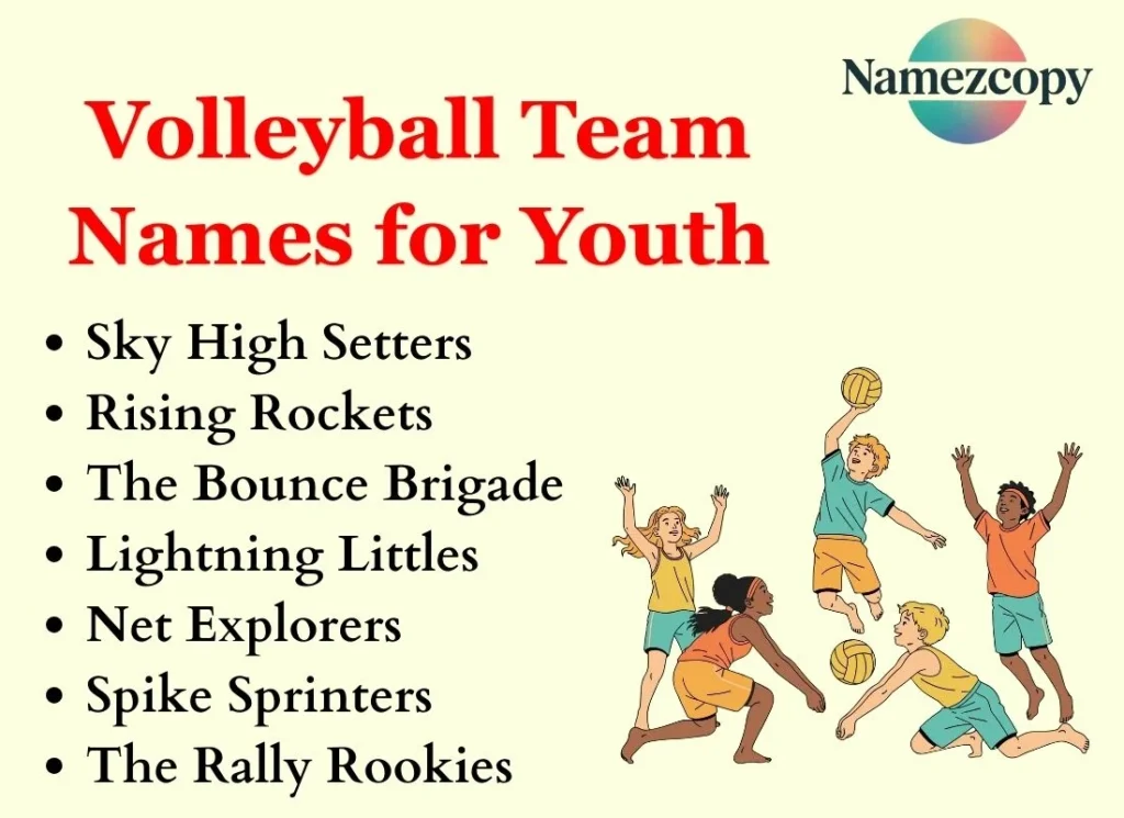 Volleyball Team Names for Youth
