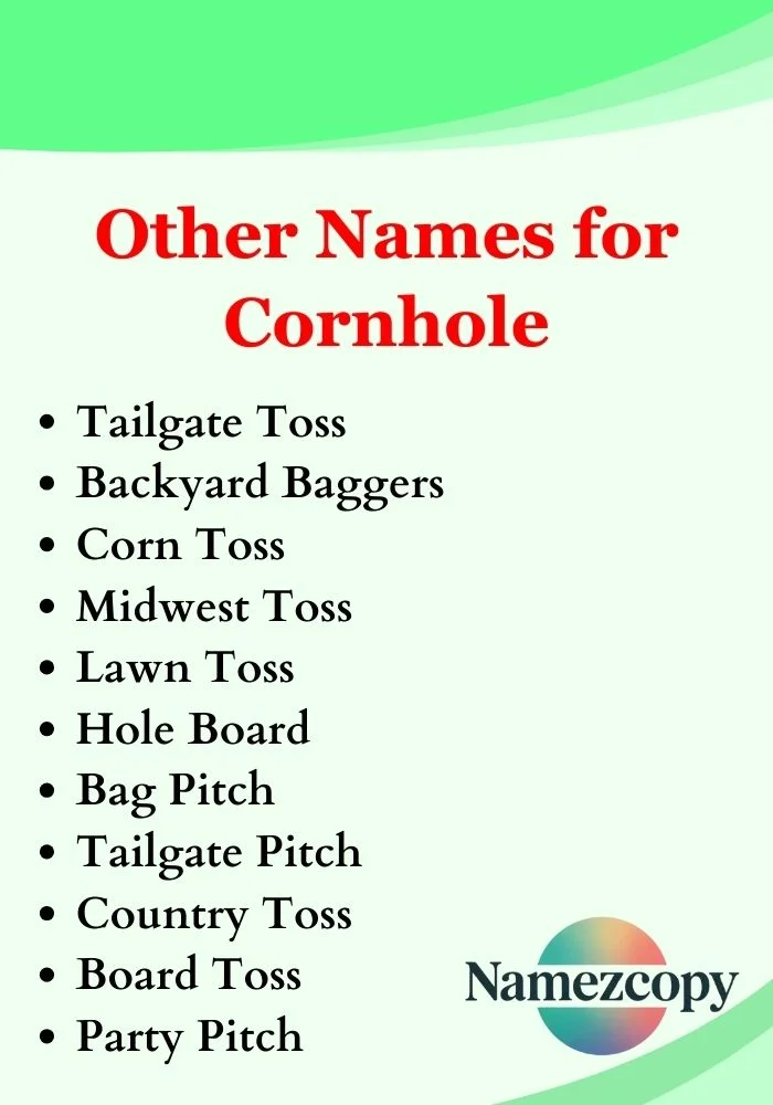 Other Names for Cornhole