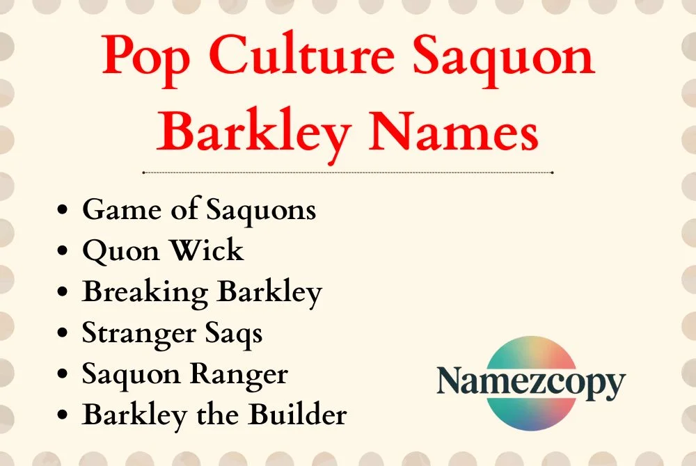 Pop Culture Saquon Barkley Names