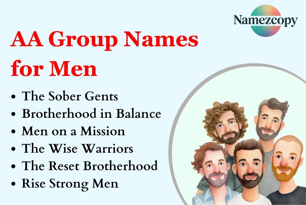 AA Group Names for Men