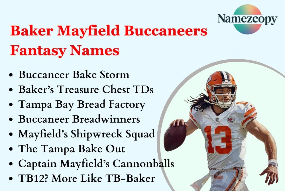 Baker Mayfield Buccaneers Fantasy Names