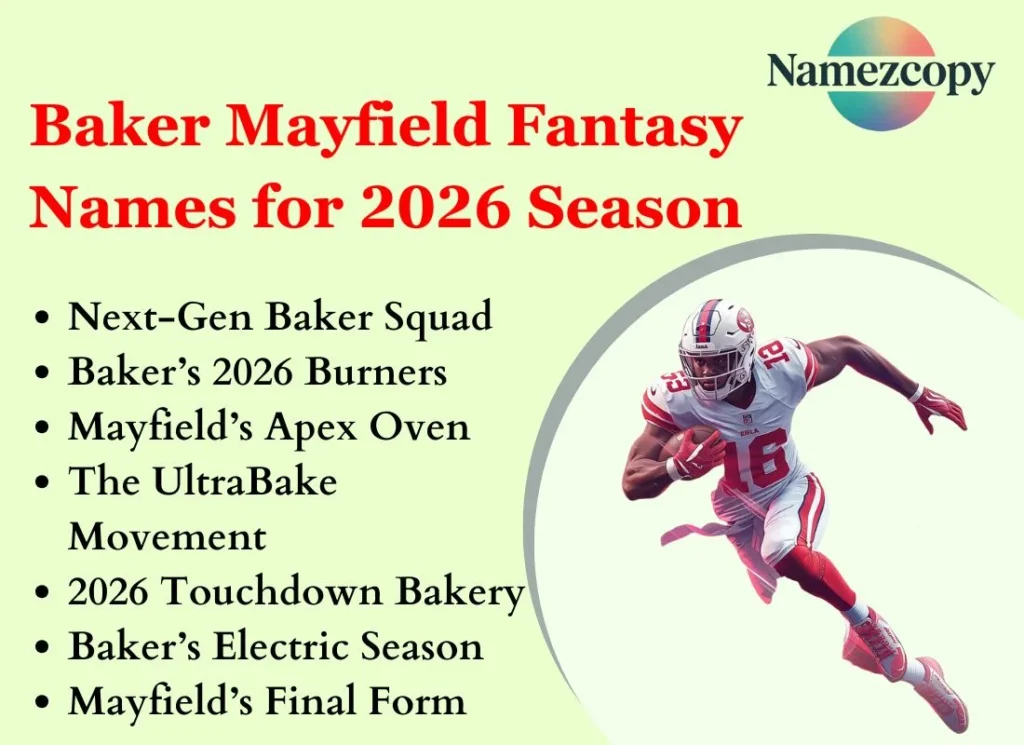 Baker Mayfield Fantasy Names for 2026 Season