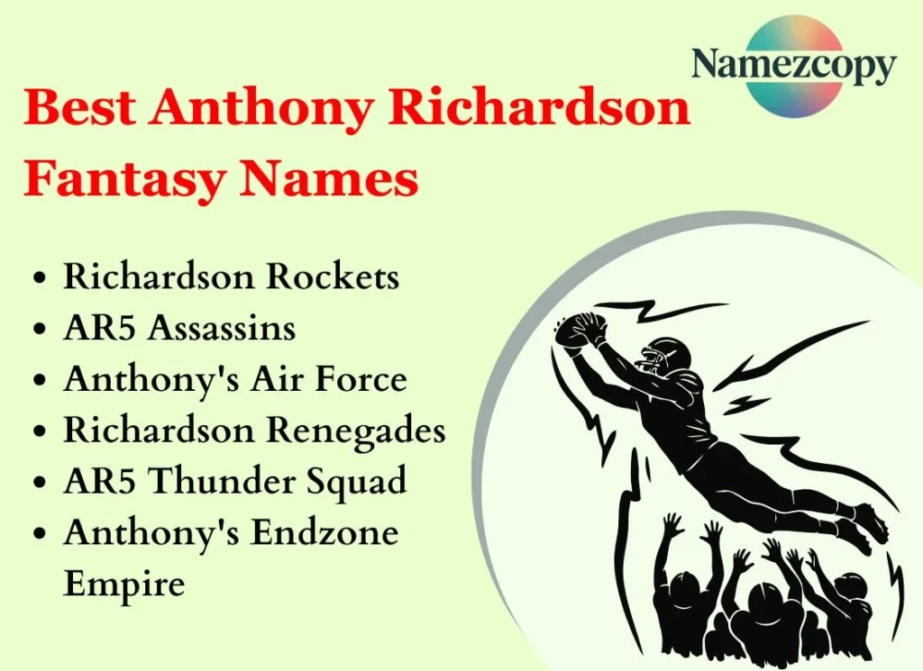 Best Anthony Richardson Fantasy Names