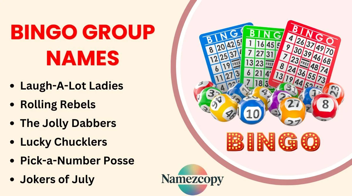 Bingo Group Names