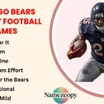 Chicago Bears Fantasy Football Names