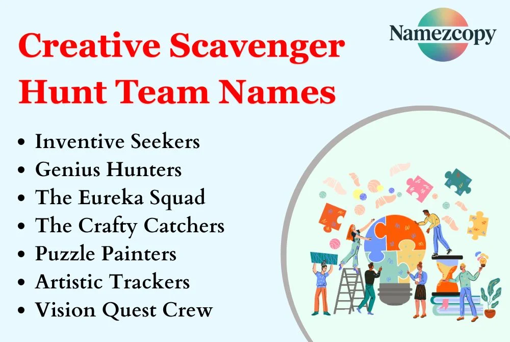 Creative Scavenger Hunt Team Names