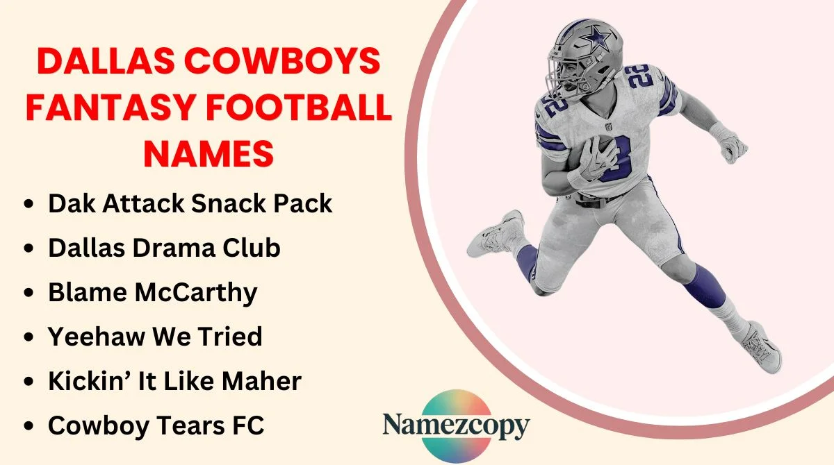 Dallas Cowboys Fantasy Football Names