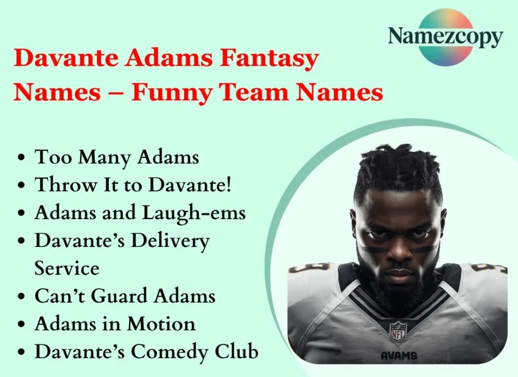 Davante Adams Fantasy Names – Funny Team Names