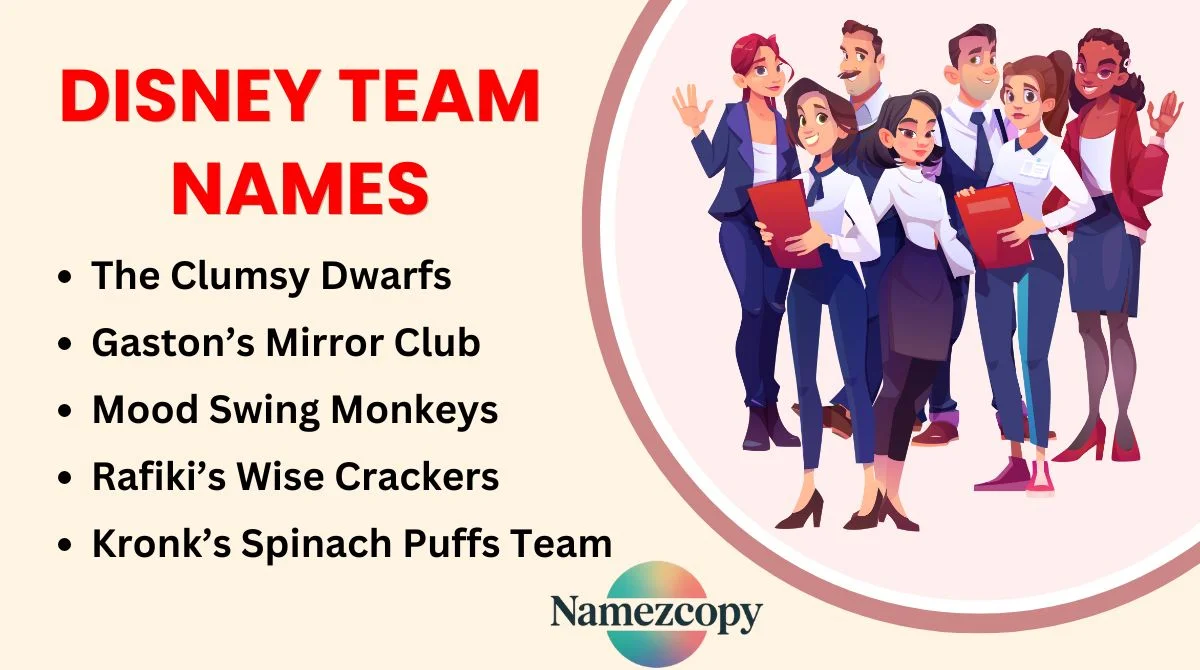 Disney Team Names