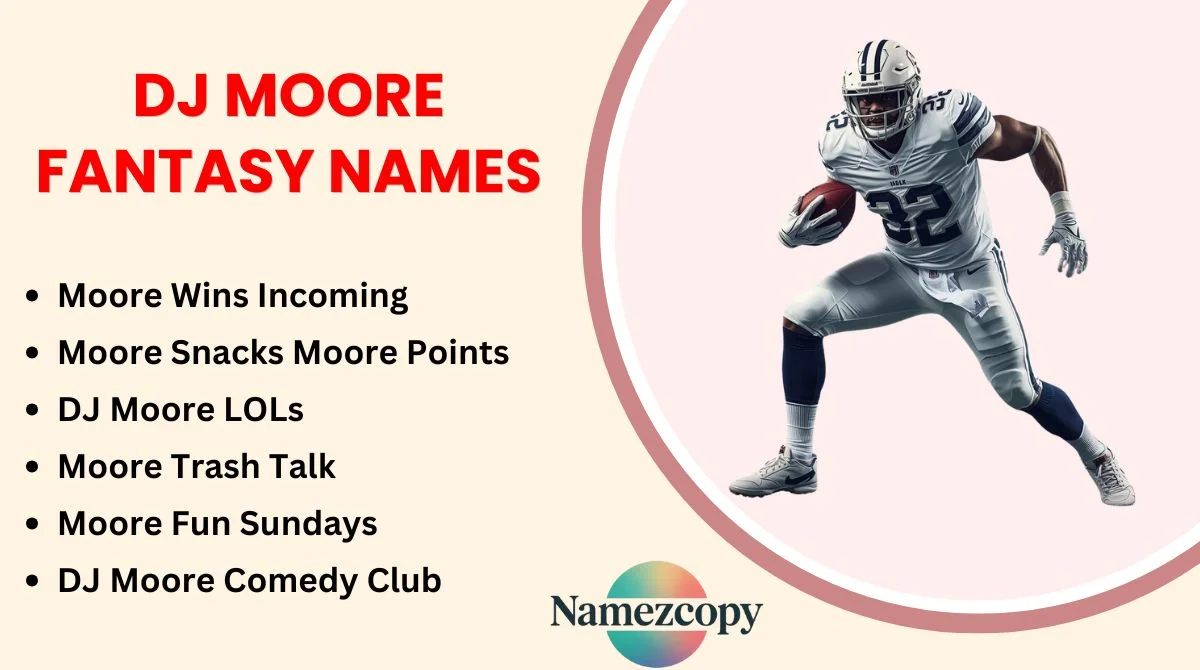 DJ Moore Fantasy Names