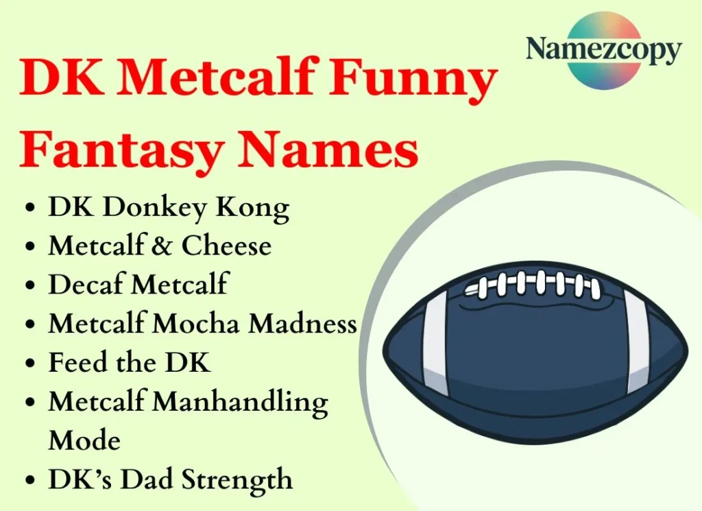 DK Metcalf Funny Fantasy Names