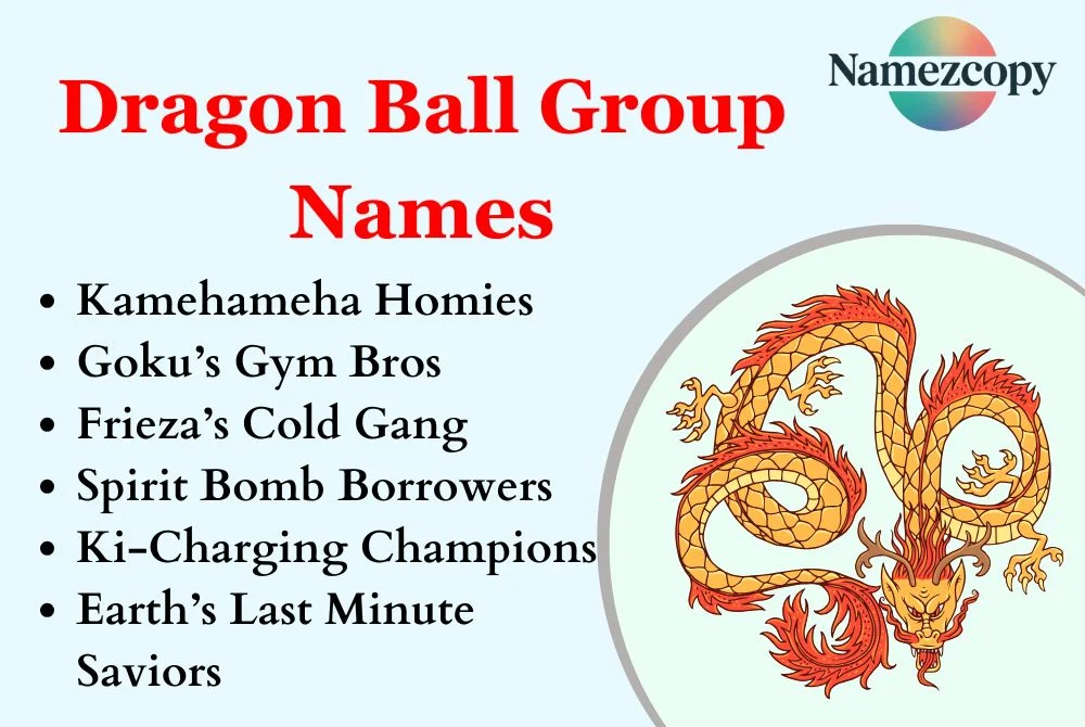 Dragon Ball Group Names