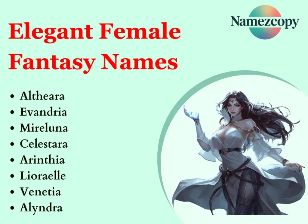 Elegant Female Fantasy Names