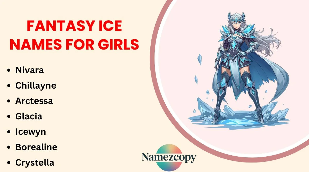 Fantasy Ice Names for Girls