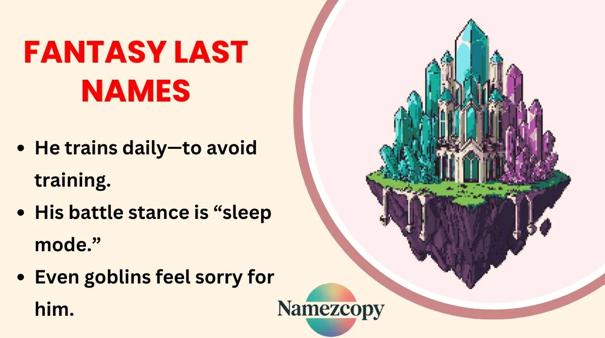Fantasy Last Names
