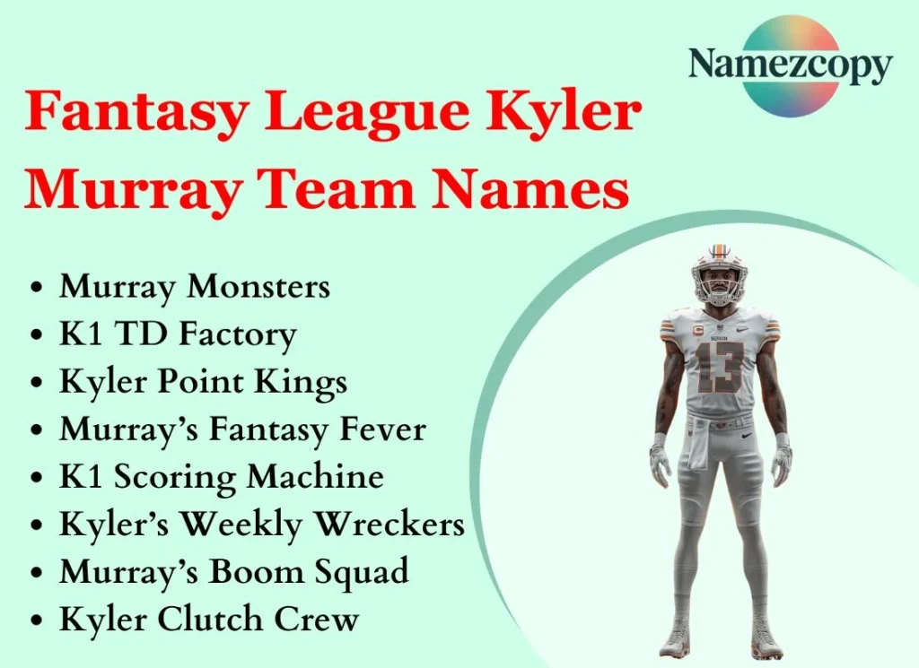 Fantasy League Kyler Murray Team Names
