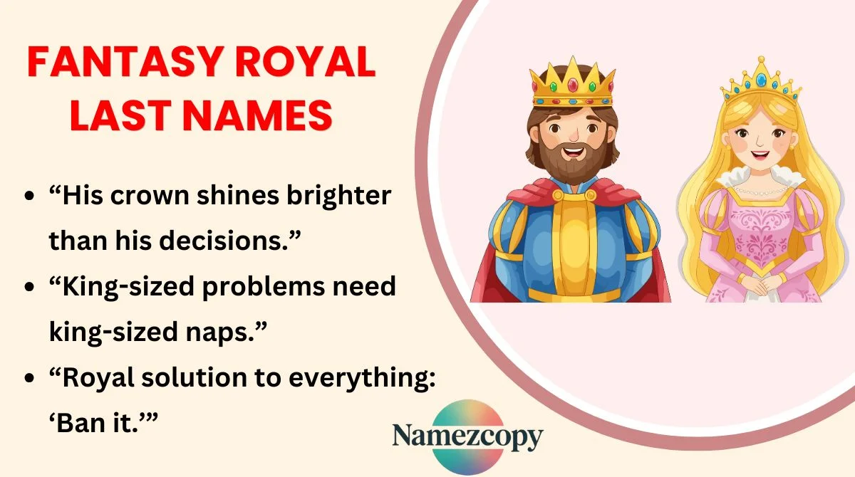 Fantasy Royal Last Names